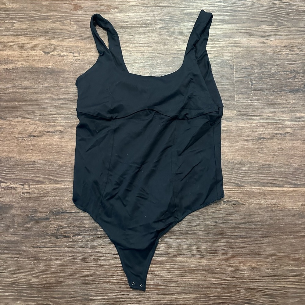 Abercrombie & Fitch Black Soft A&F Collection Bodysuit